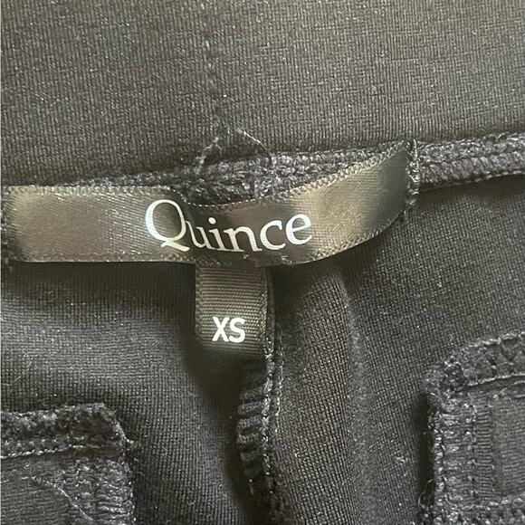 Quince Flared Ultra-Stretch Ponte Trouser, comfort, career, travel, Black, S - Picture 11 of 11